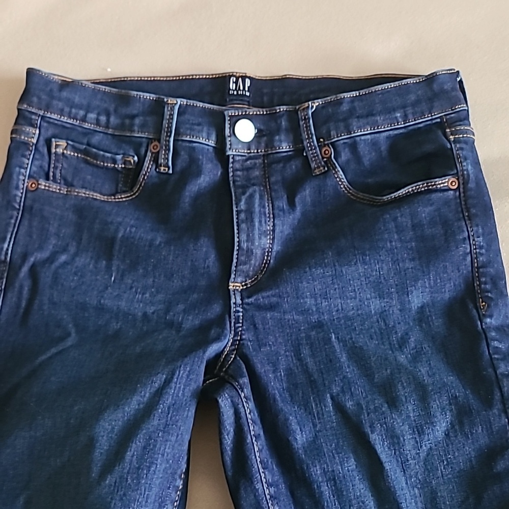 GAP Dark Blue Women’s True Skinny Jeans- Short - Picture 2 of 6